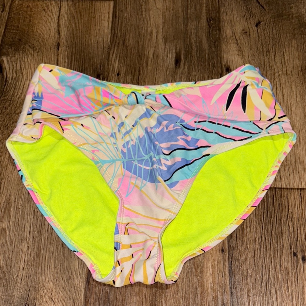 Colorful High-Waisted Bikini Bottoms